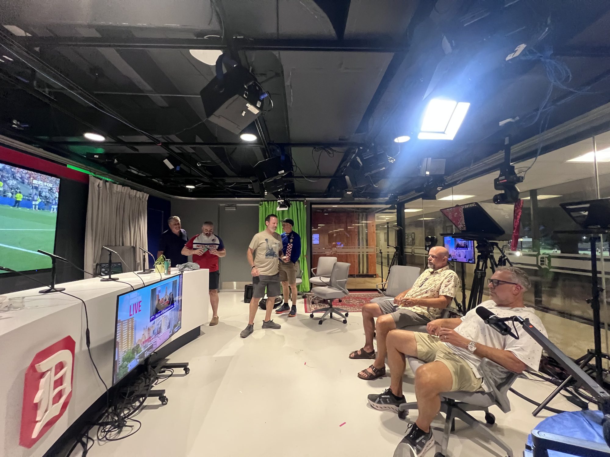 Hanging out in the Voice of Duquesne studio