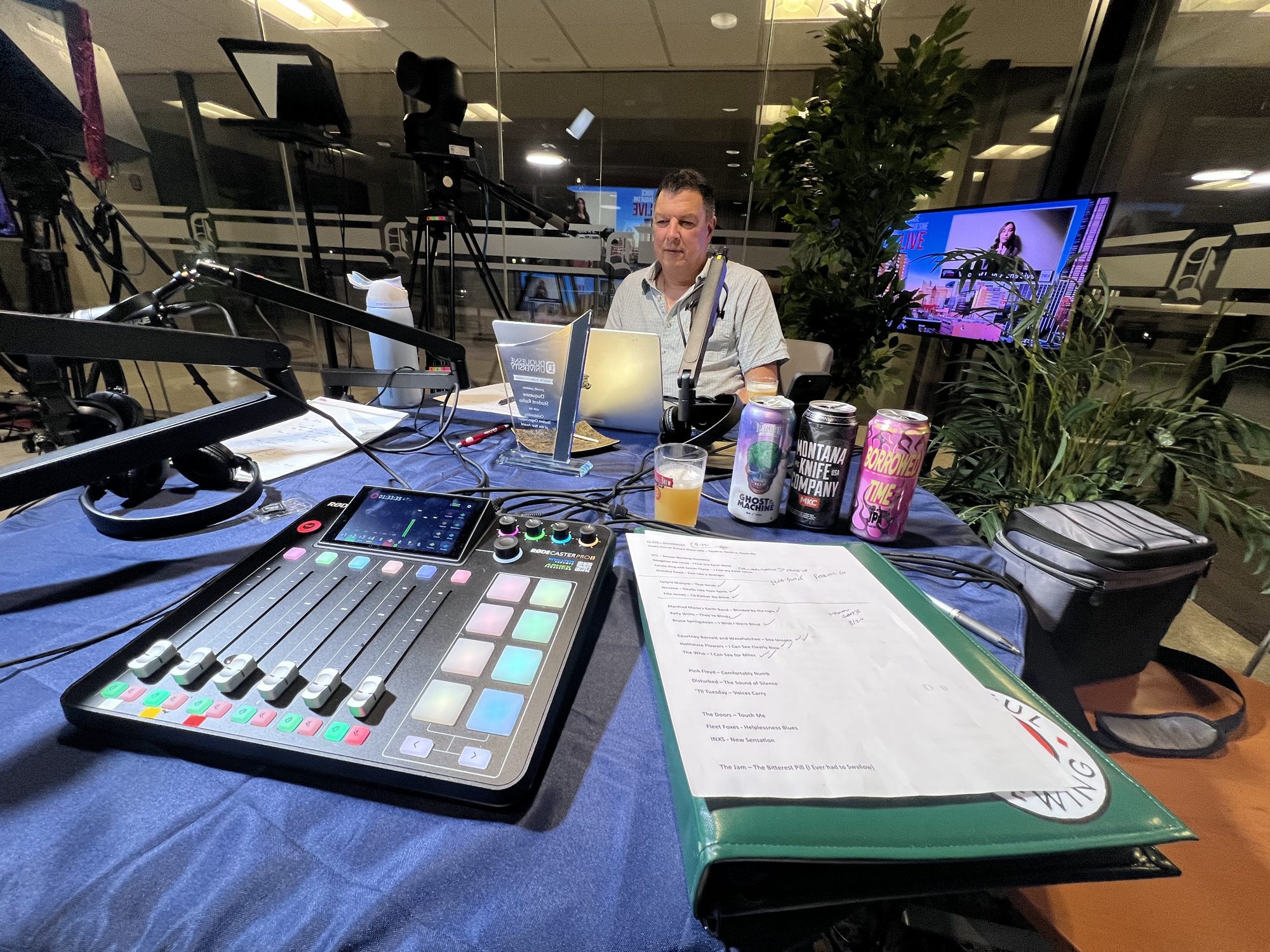 Sensation(al) session at the Rodecaster with the track list