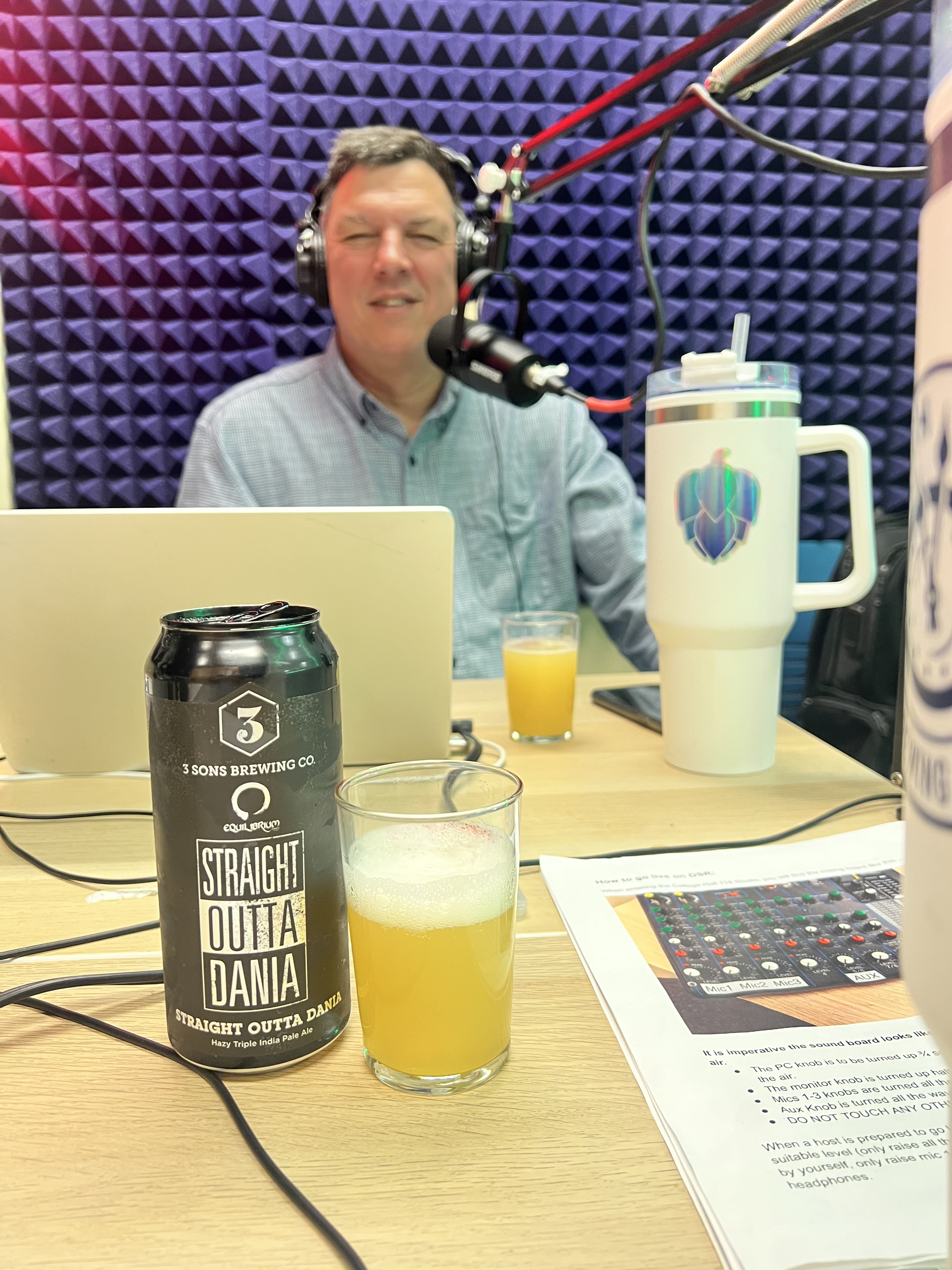 Mike and Kerry at a pub